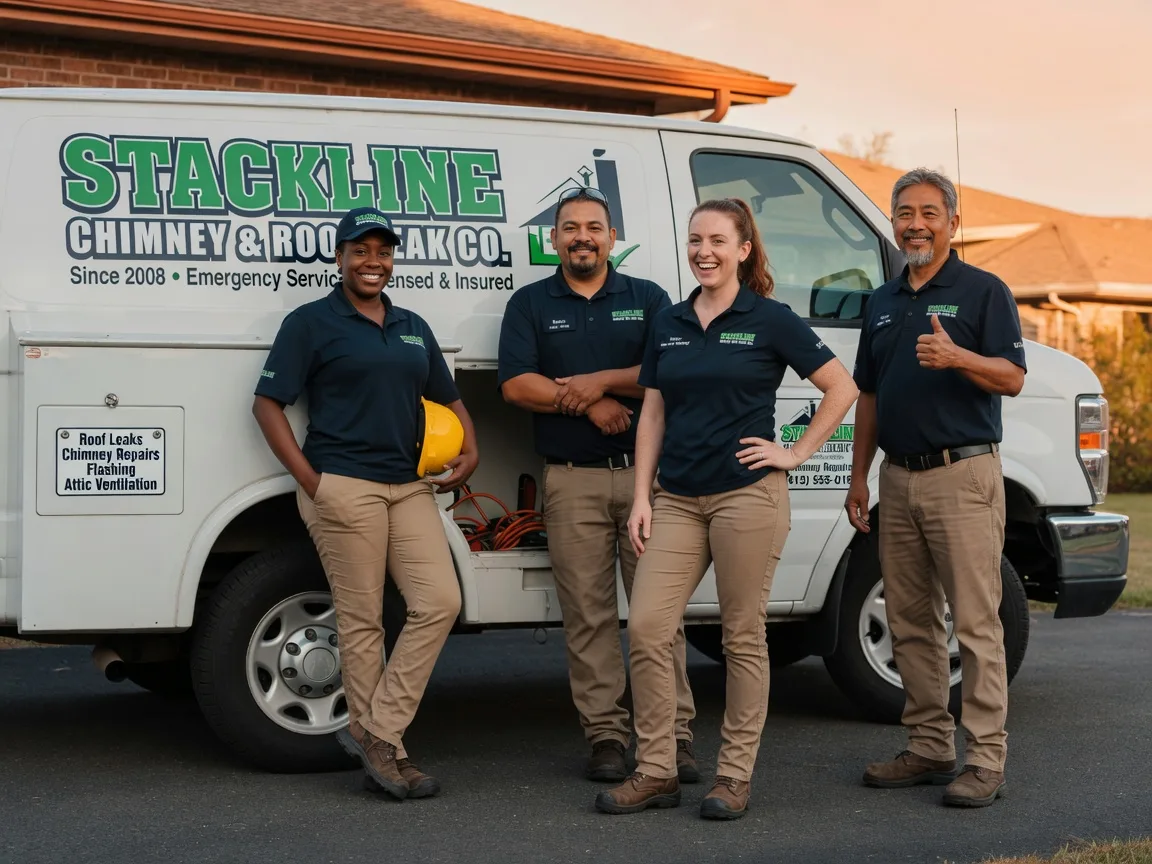 Chimney flashing repair company in Francisco, IN